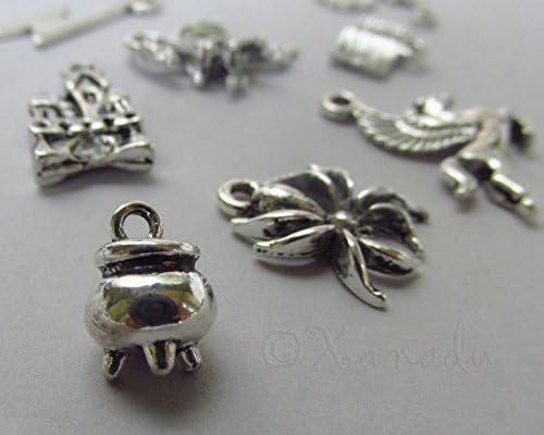 Antiqued Silver Plated Harry Potter Charms – 25PCs DIY Jewelry Set