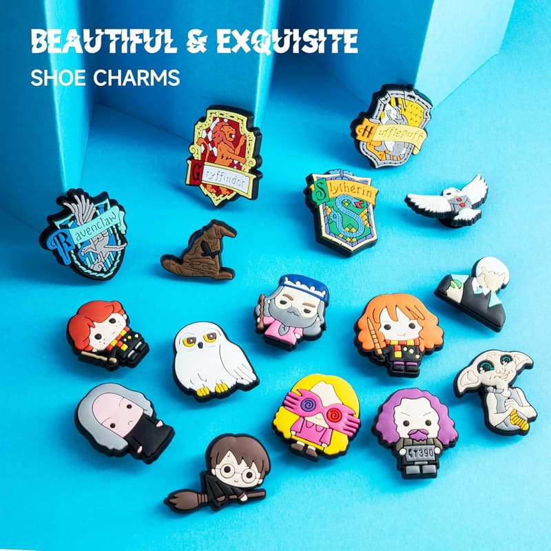 Cute Cartoon Shoe Charms for Kids' Clogs & Sandals