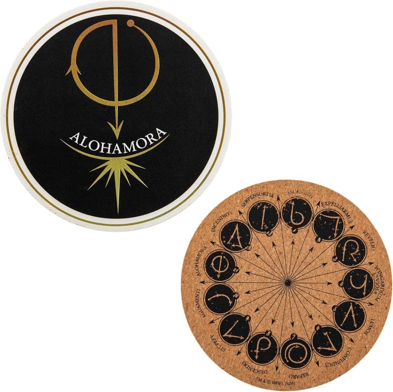 Harry Potter Spells & Charms Coaster Set - Official Licensed