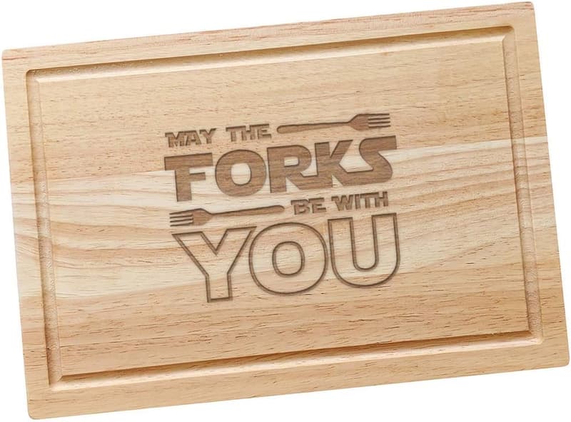 Star Wars Engraved Wooden Chopping Board - Funny Kitchen Gift