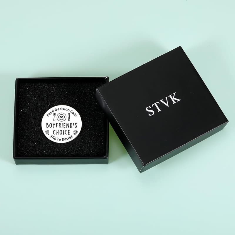 1st Anniversary Pocket Hug Tokens for Couples - Steel Gift