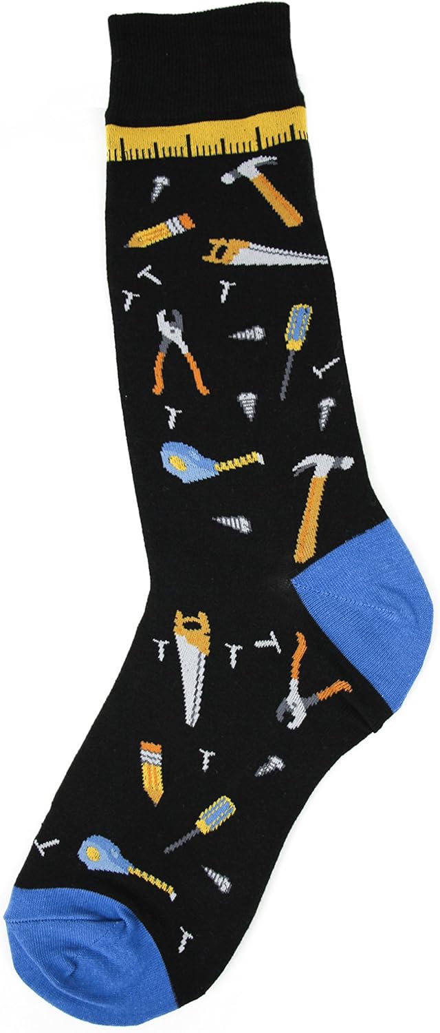 Cool Patterned Dress Socks for Men