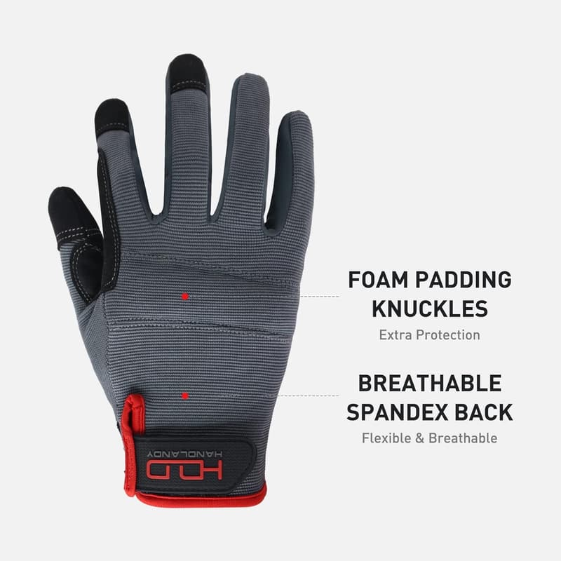 Utility Touch Screen Work Gloves for Men & Women