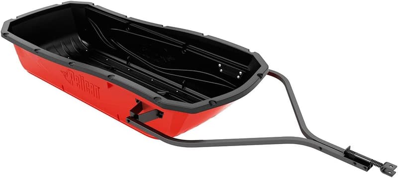 Red Trek 75 Utility Snow Sled for Winter Fun