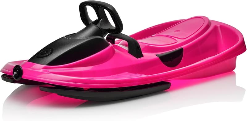 Snow Sled for Kids & Adults - Lightweight Durable Toboggan