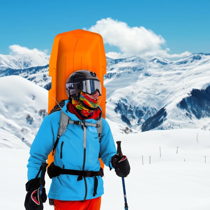 ERA Expedition Pro Heavy Duty Utility Sled - Orange