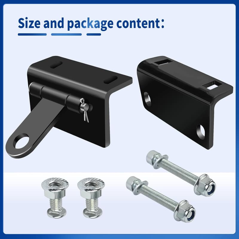 Snowmobile Trailer Tow Hitch Kit for Ski Doo, Polaris, Yamaha