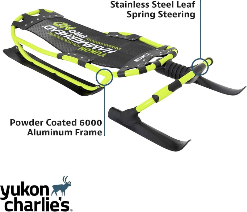 Yukon Charlie's Hammerhead Pro HD Sled for Single Rider, 52