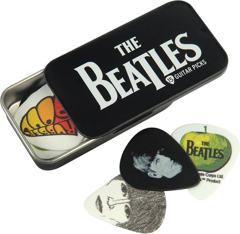 The Beatles Collectible Guitar Picks – 15-Pack with Tin