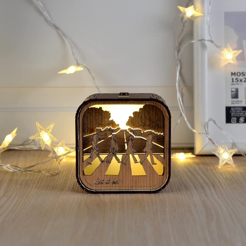 Handmade Vintage Wooden Music Box - 