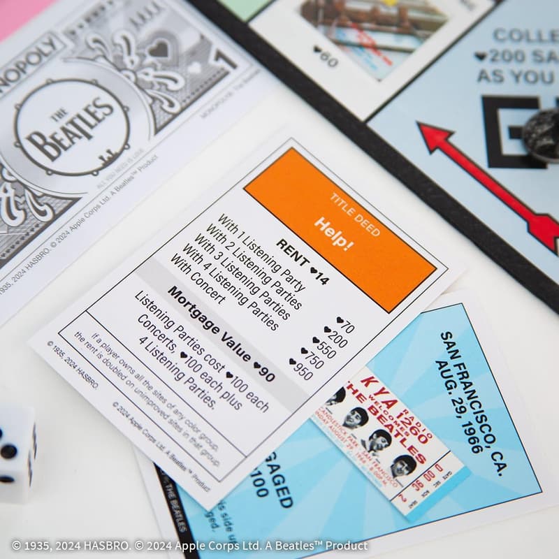 The Beatles Monopoly: Collectible Game for 2-6 Players