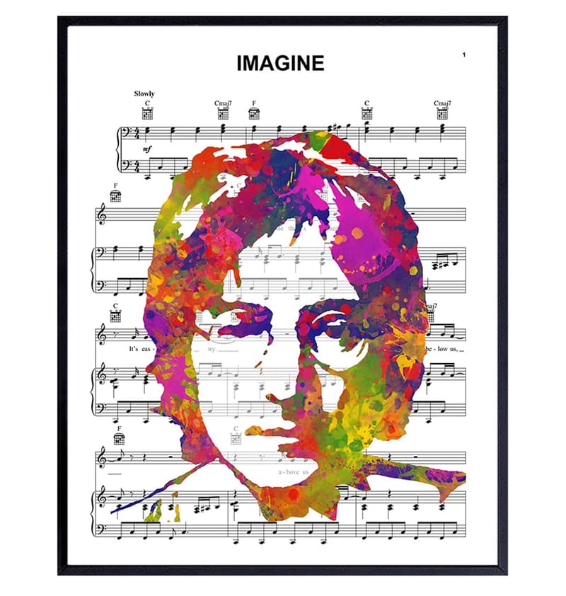 John Lennon 8x10 Poster - Unique Beatles Wall Art Decor
