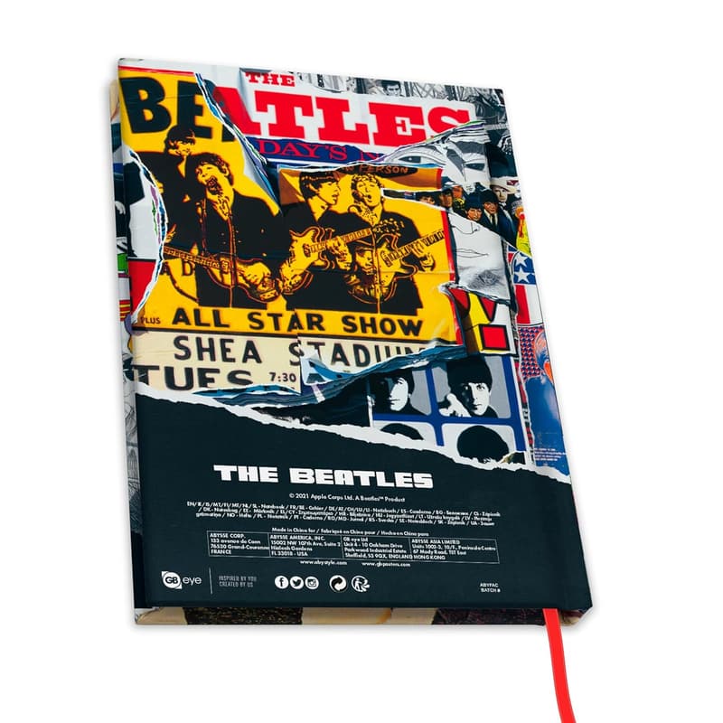 The Beatles Anthology A5 Notebook - 180 Pages, Music Gift