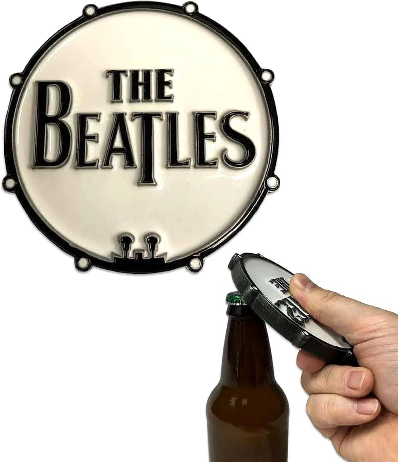 The Beatles Bottle Opener Set with Yellow Submarine & Drumhead