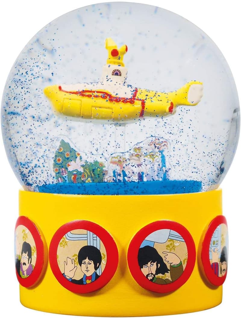 The Beatles Yellow Submarine Musical Snow Globe Ornament