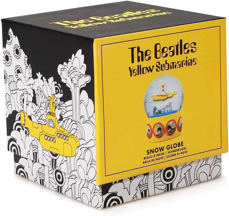 The Beatles Yellow Submarine Musical Snow Globe Ornament