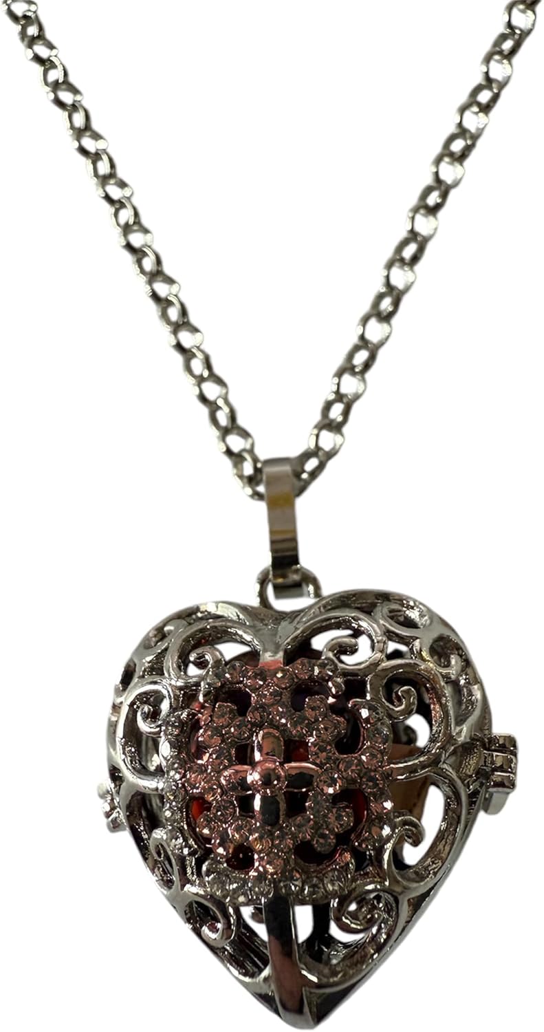Victorian Heart Locket Necklace Kit - Handmade Blood Vial Design