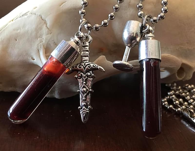 Blood Bonding Pendant Kit - DIY Blood Vial Necklace