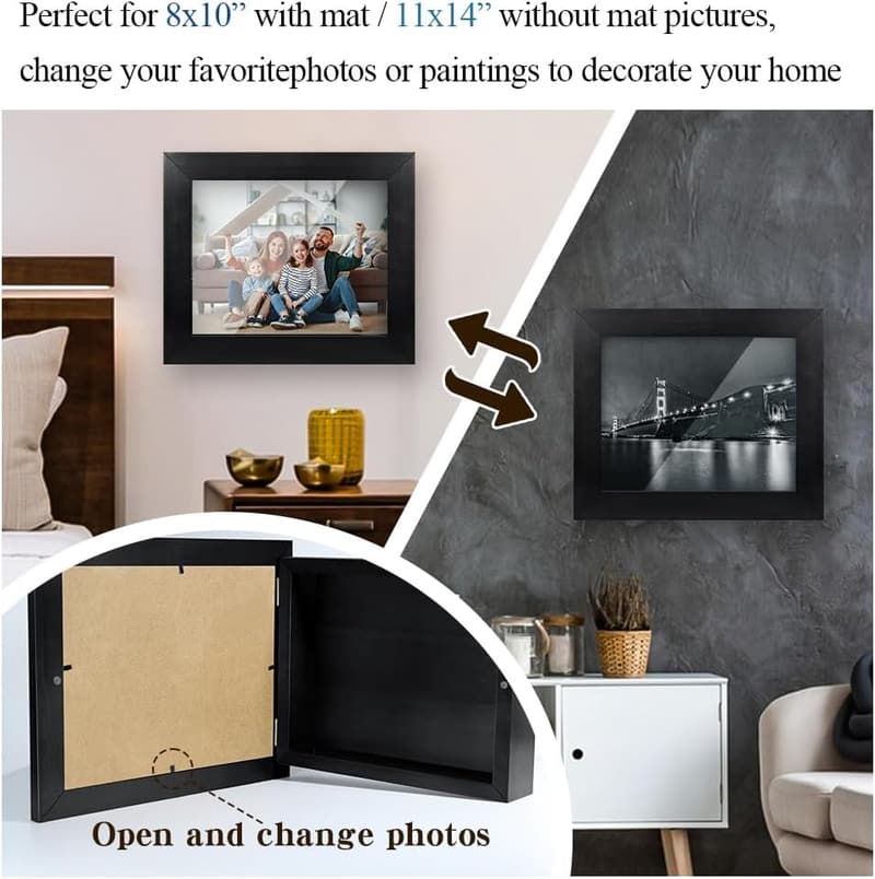 Concealment Furniture: Hidden Gun Safe Picture Frame 11