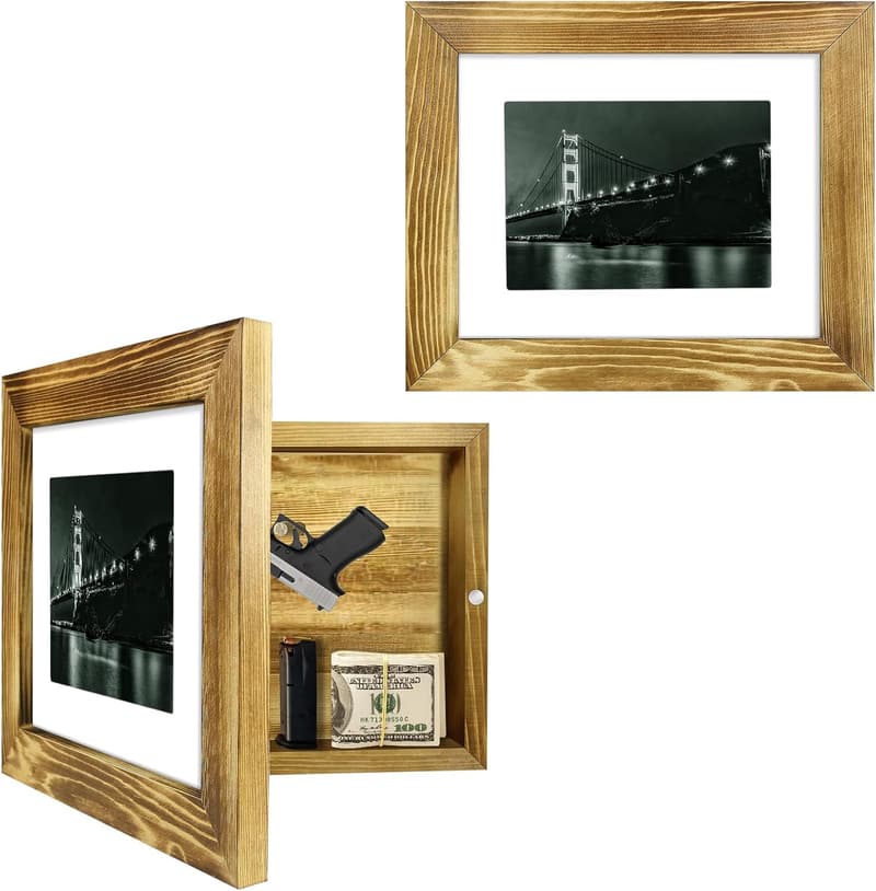 Concealment Furniture: Hidden Gun Storage Picture Frame, 11
