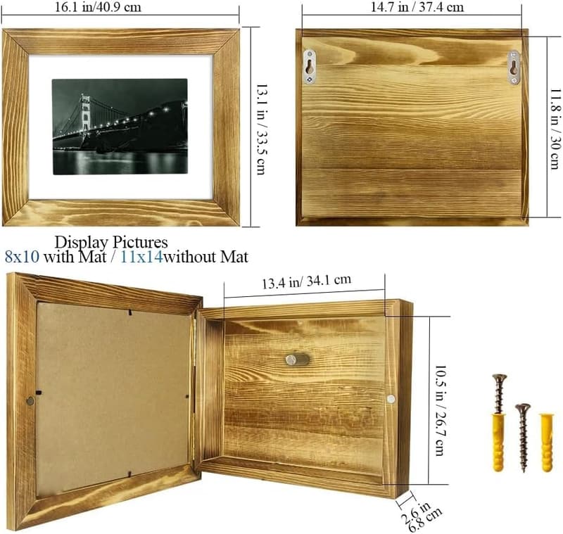 Concealment Furniture: Hidden Gun Storage Picture Frame, 11