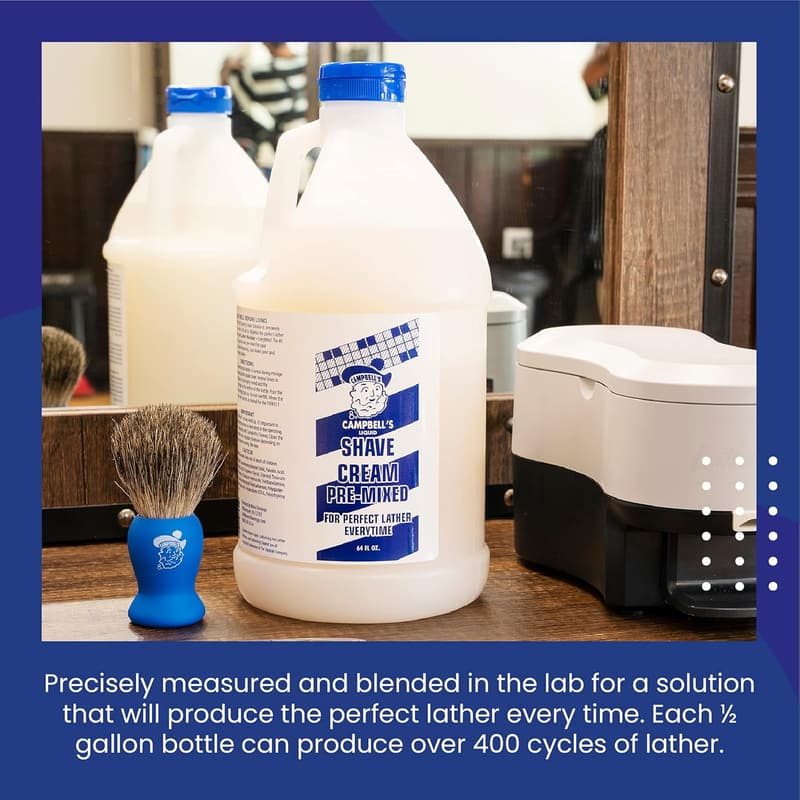 Pre-Mixed Shave Cream 64oz