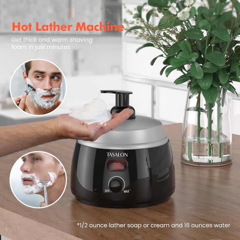 Professional Hot Lather Machine for Men's Shaving - 750ml