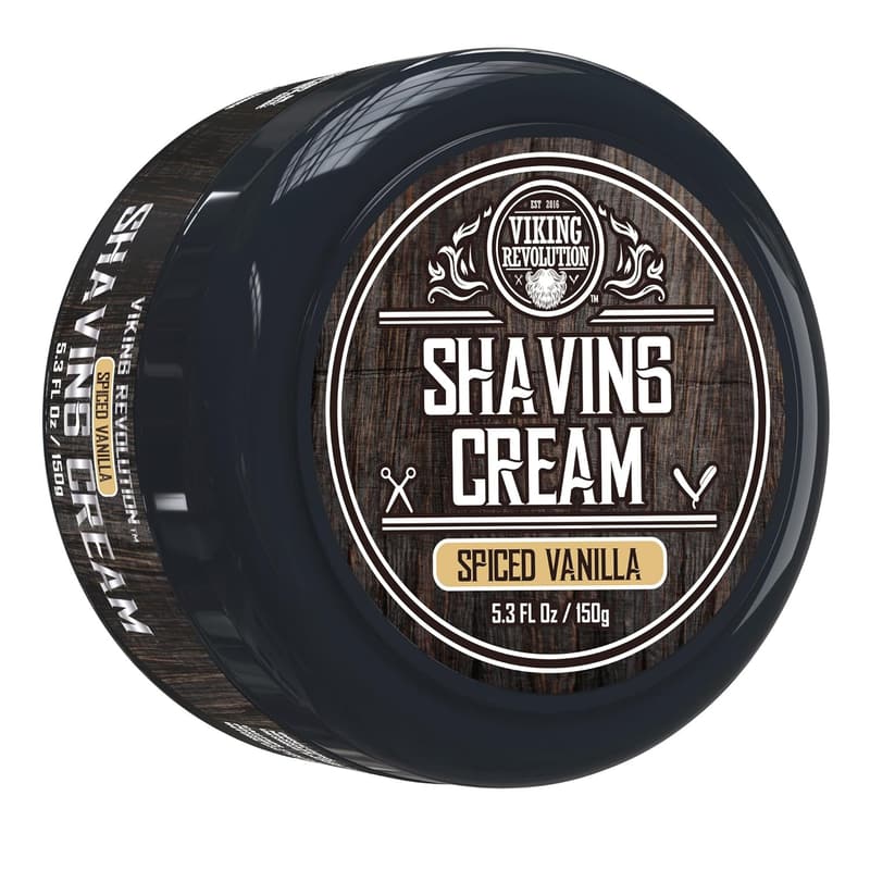 Luxury Shaving Cream for Men - Spiced Vanilla - 5.3oz