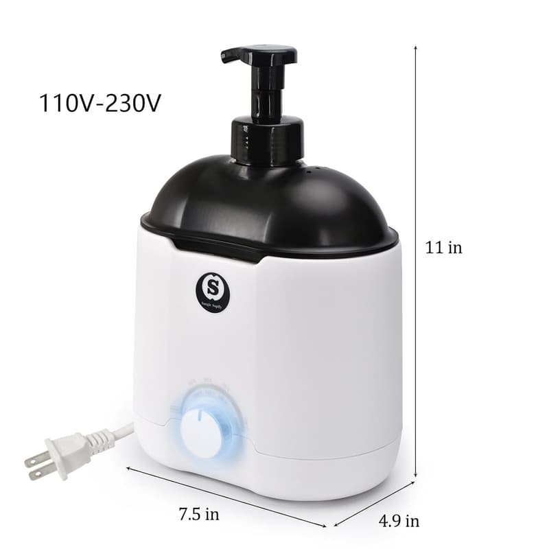 Heated Shaving Cream Dispenser for Men - 800ML Capacity