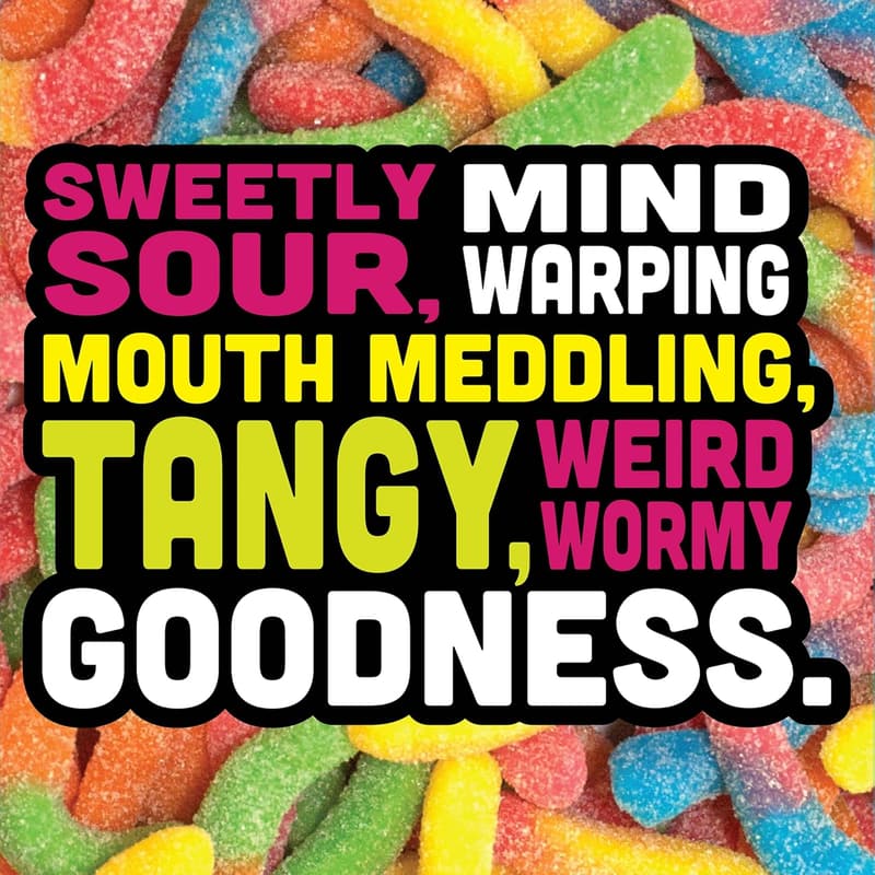 Trolli Mini Sour Brite Crawlers Gummy Worms – Sweet & Sour 18 oz