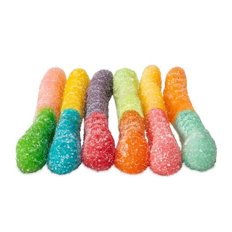 Albanese Mini Gummy Worms, Sour, 12 Flavors, 3.5 oz (Pack of 12)