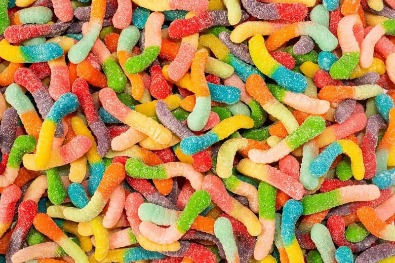 Albanese Mini Gummy Worms, Sour, 12 Flavors, 3.5 oz (Pack of 12)