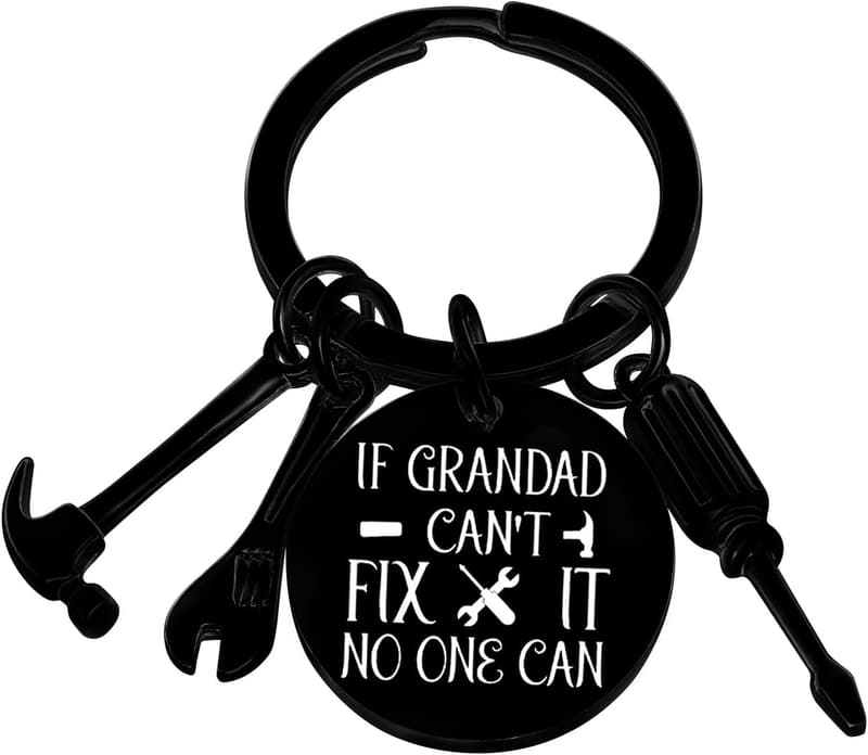 Grandpa Keychain Gift for Father's Day or Birthday