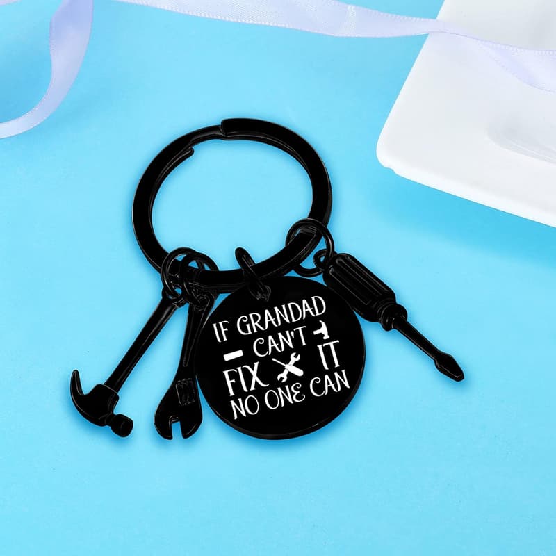 Grandpa Keychain Gift for Father's Day or Birthday