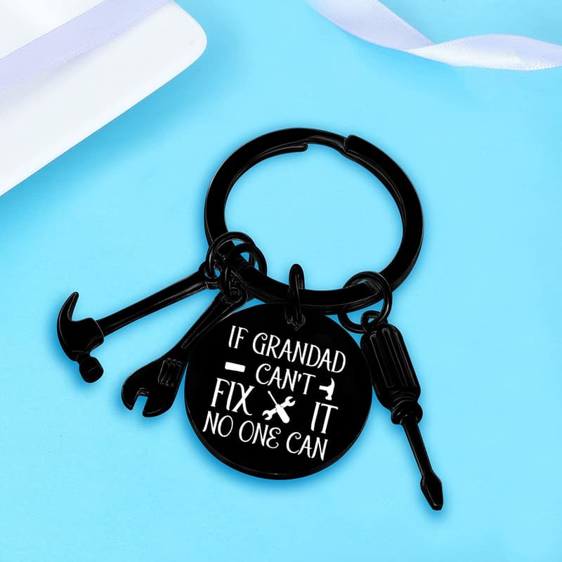 Grandpa Keychain Gift for Father's Day or Birthday
