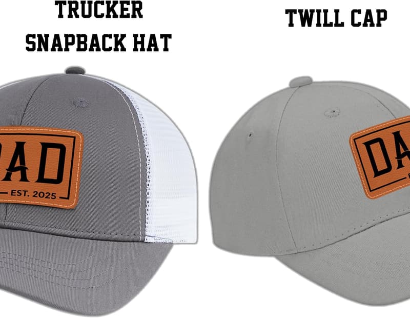 Personalized Daddy & Grandad Hat - Custom Gift for Dad 2025