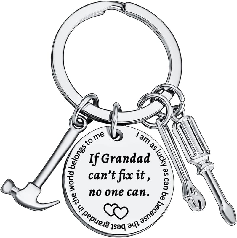 Grandad Keychain - Funny Birthday Gift from Grandchildren