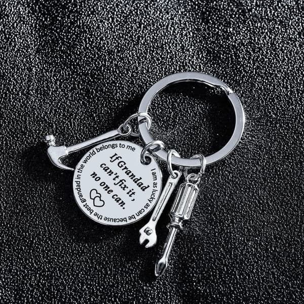 Grandad Keychain - Funny Birthday Gift from Grandchildren
