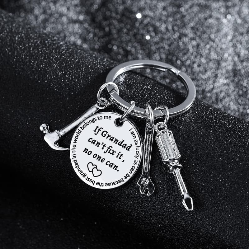 Grandad Keychain - Funny Birthday Gift from Grandchildren