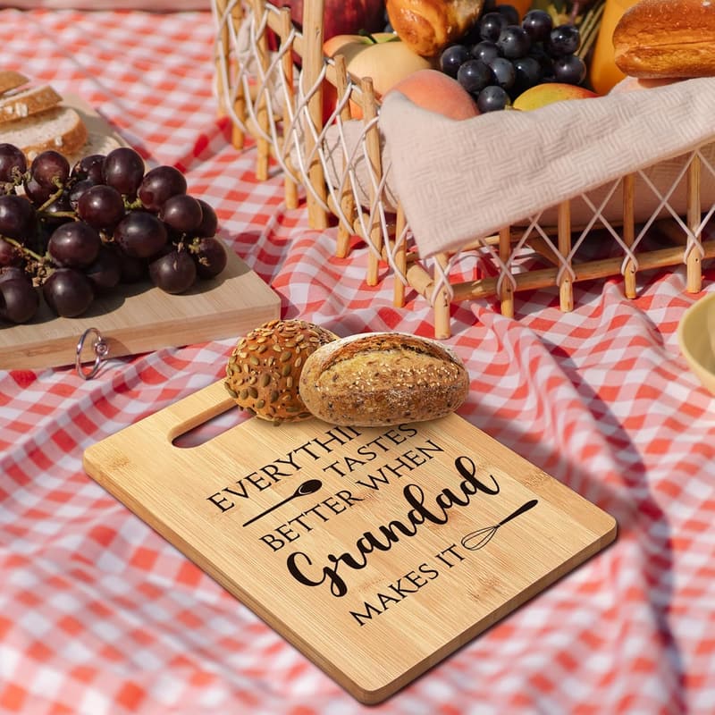 Grandad Gifts: Bamboo Cutting Board for Father's Day