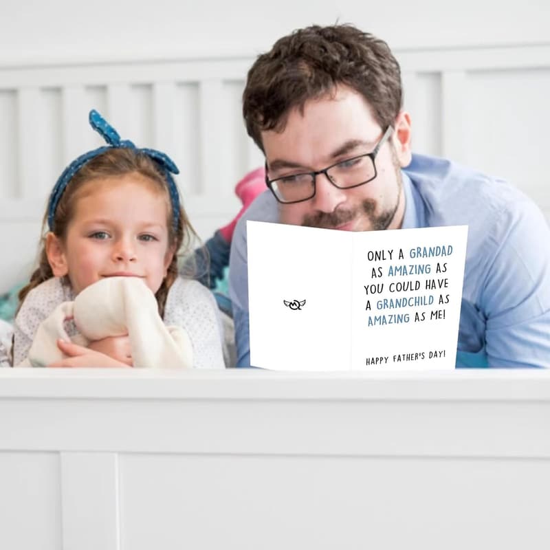 Funny Father's Day Card for Grandad - Unique Gift from Grandkids