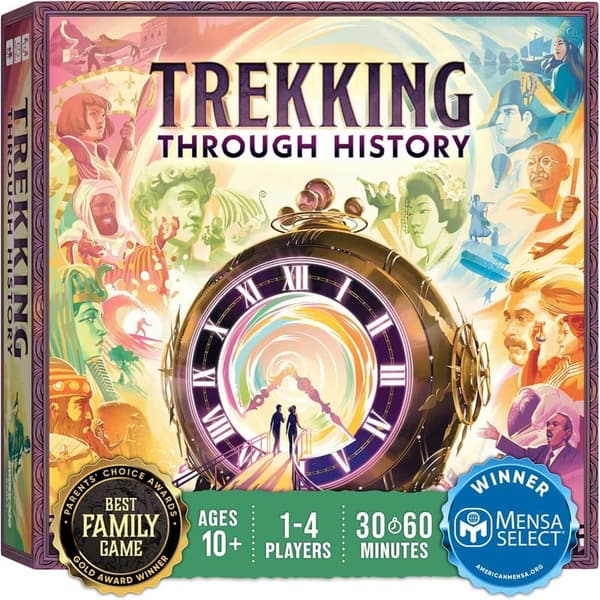Trekking Through History Board Game for Family Game Night
