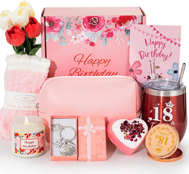 18th Birthday Spa Gift Basket for Girls