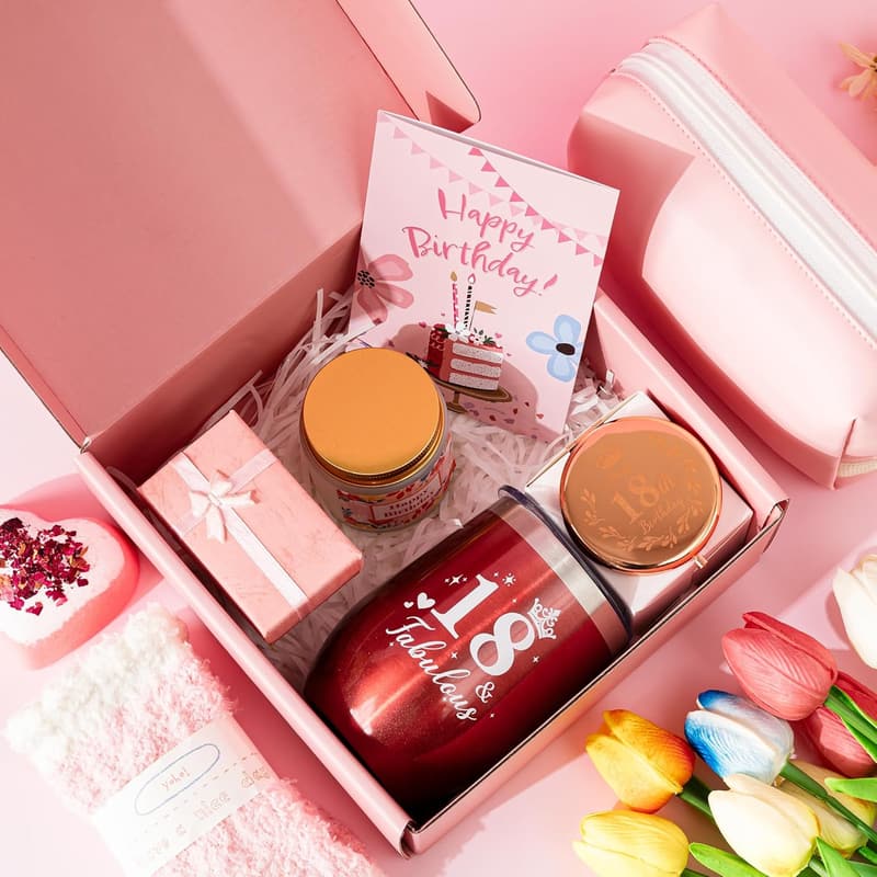 18th Birthday Spa Gift Basket for Girls