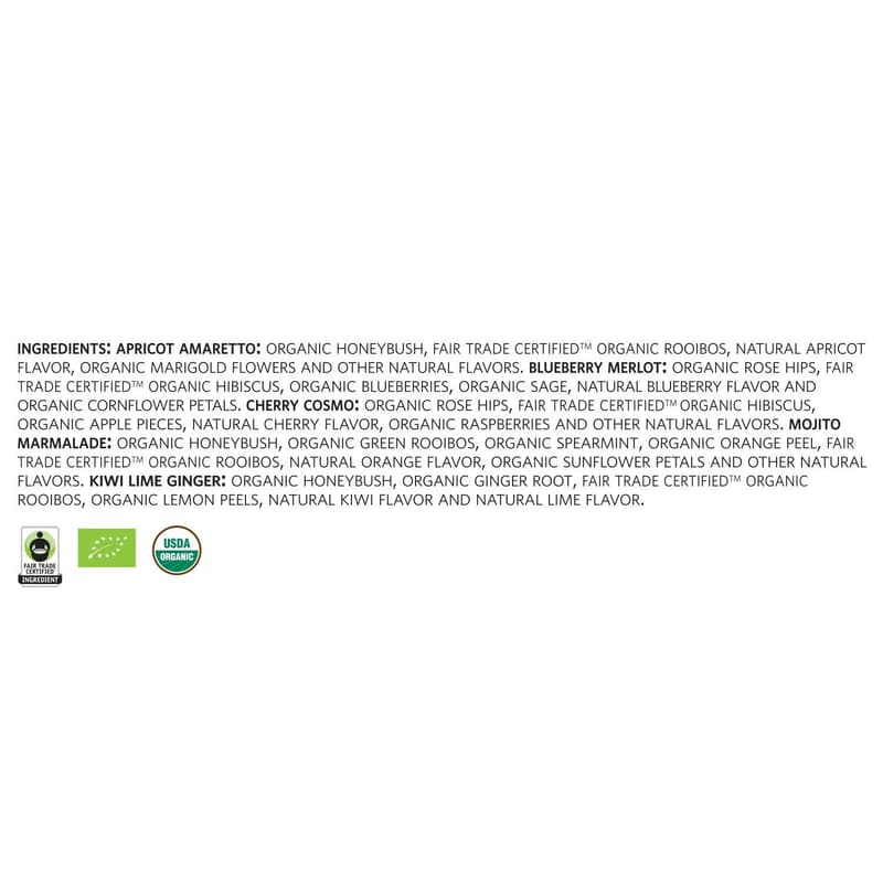 Herbal Retreat Tea Sampler – 15 Single Serve Pouches