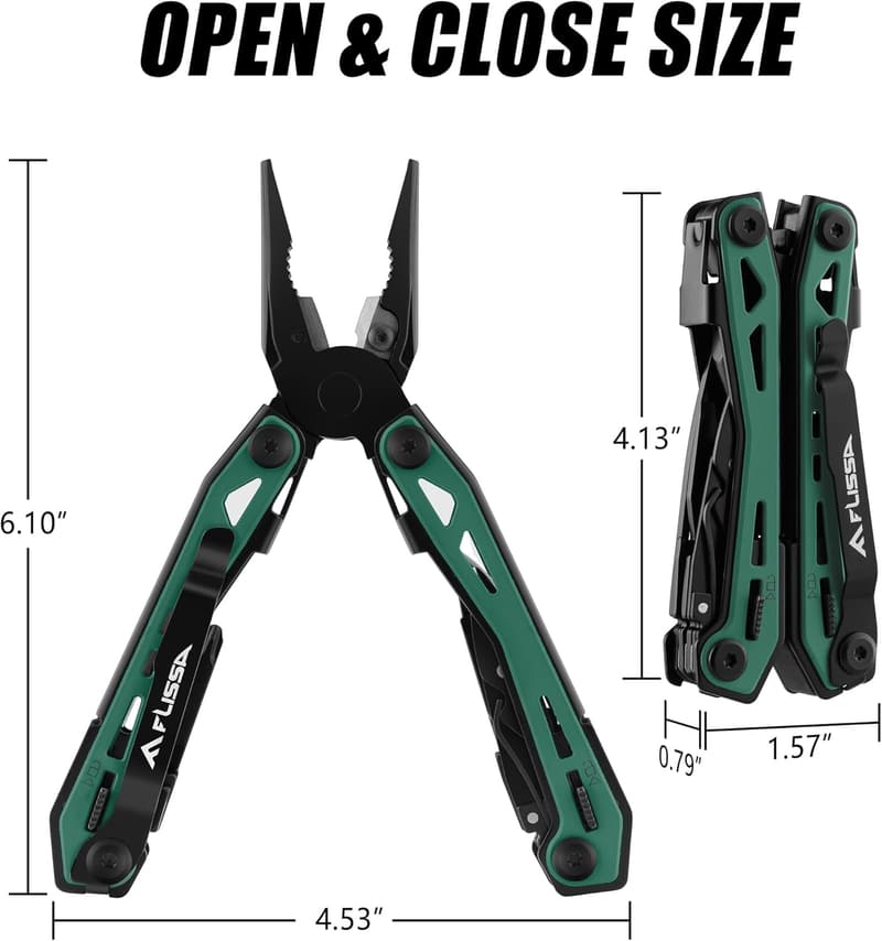 16-in-1 Stainless Steel Multi-Tool for Camping and Survival