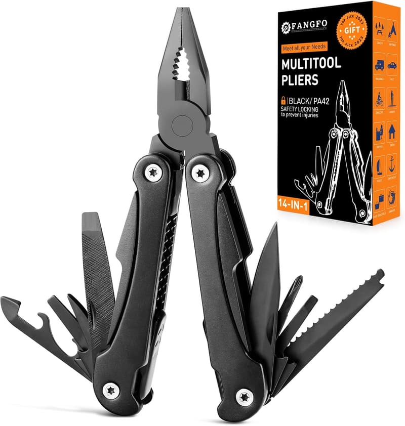 Portable 14-in-1 Multitool Pliers - Ideal Gift for Men