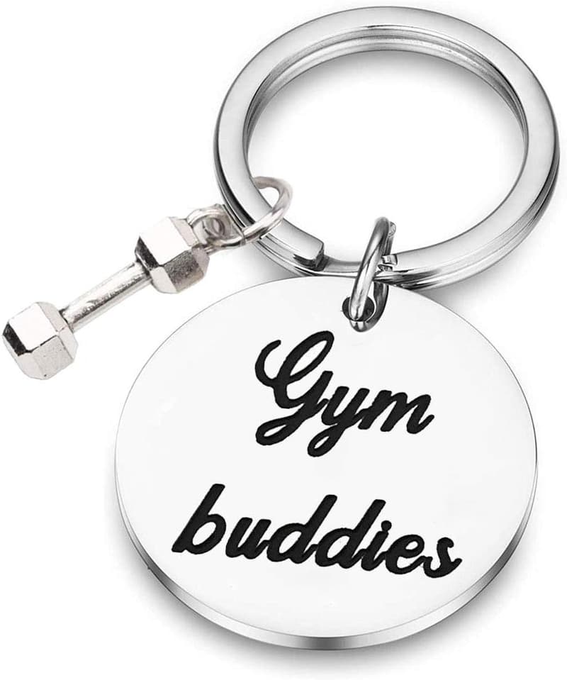 Fitness Keychain Gift for Best Friend Couples