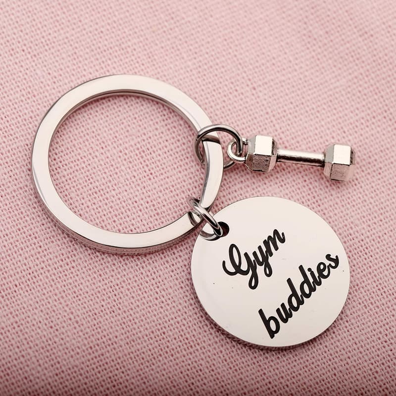 Fitness Keychain Gift for Best Friend Couples