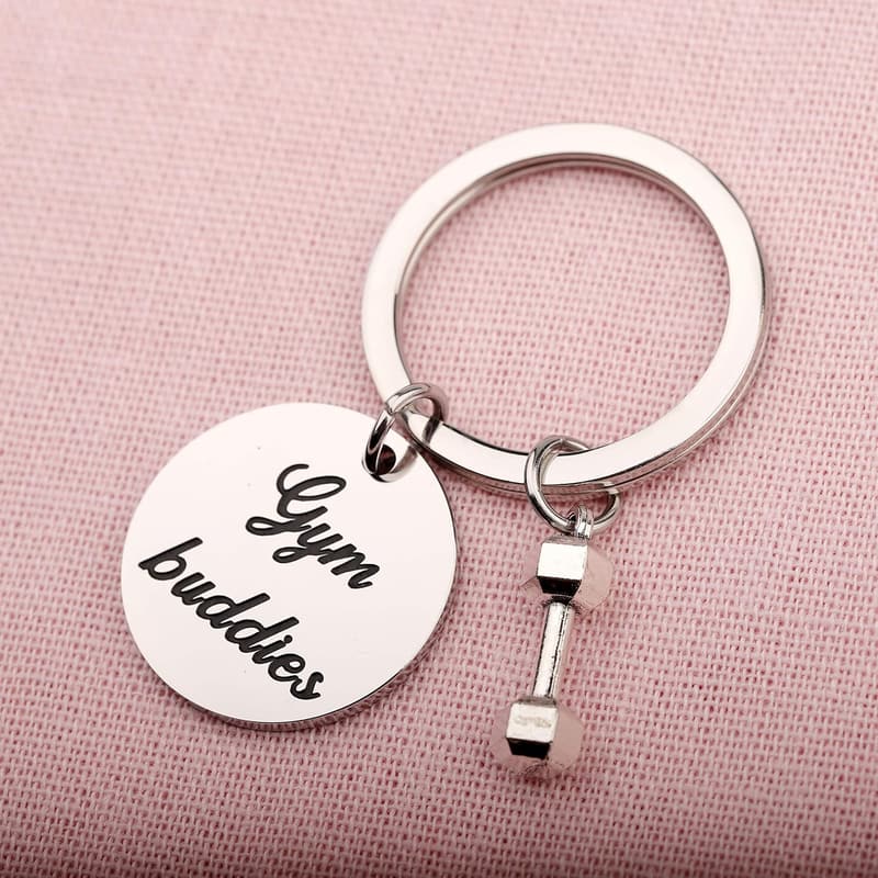 Fitness Keychain Gift for Best Friend Couples